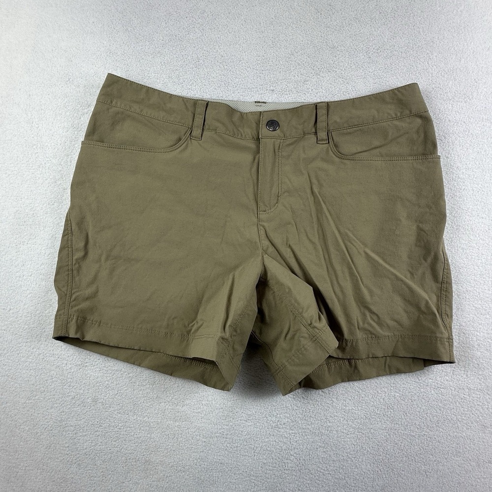 Patagonia Shorts Womens 10 Brown ROCK CRAFT Hiking Camp 5" Lightweight